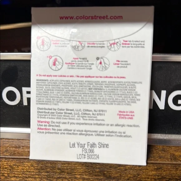 Color Street Accent Nail Polish Strips - Picture 2 of 2